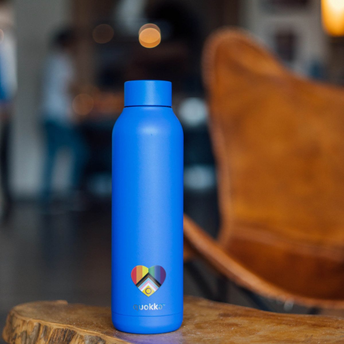 Quokka Trinkflasche Pride Ultramarine Edelstahl isoliert 630 ml Thermoflasche, Thermofunktion