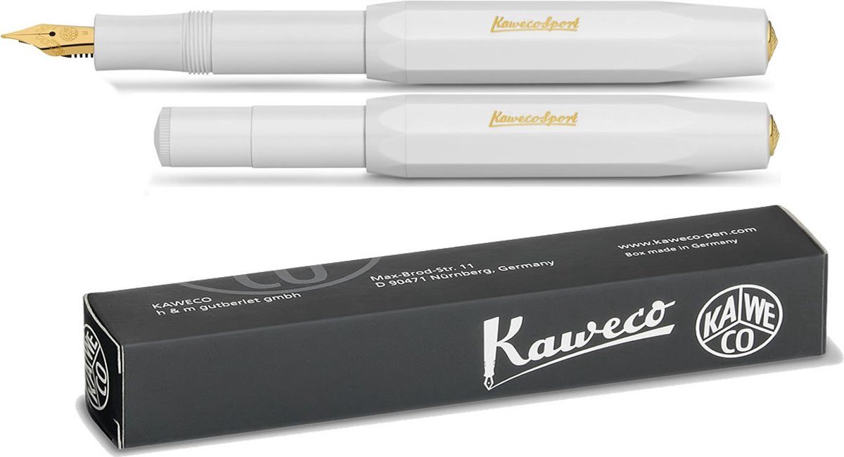 Kaweco Füllhalter Classic Sport Extra Broad - Weiß, (1-tlg)