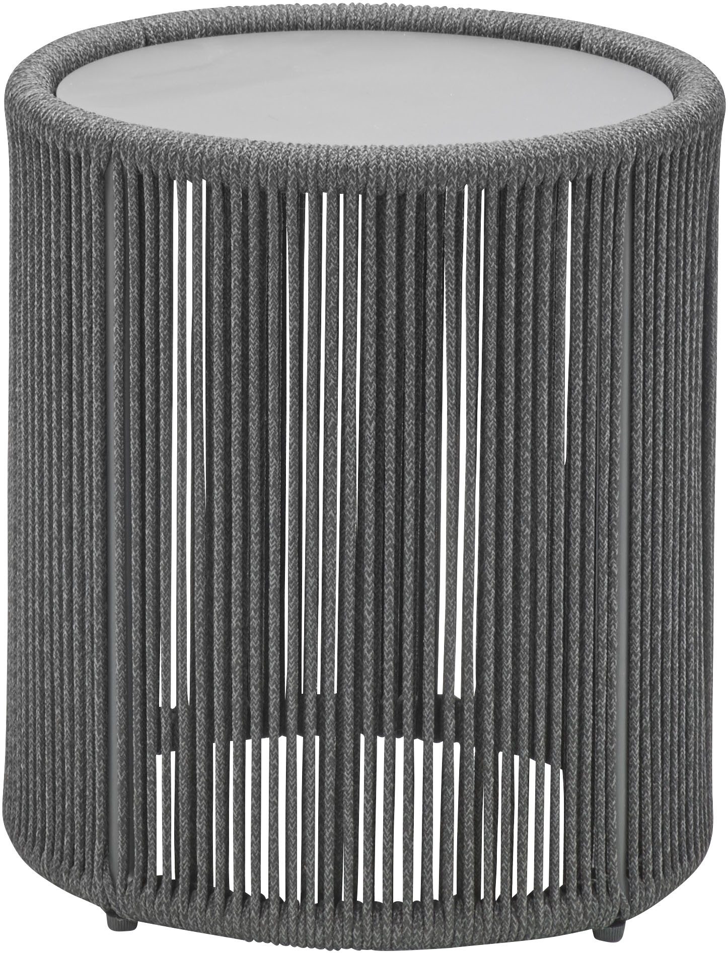 Musterring Beistelltisch Freilicht Beistelltisch, Kompakter Durchmesser von 36 cm, ideal für kleine Outdoor-Flächen