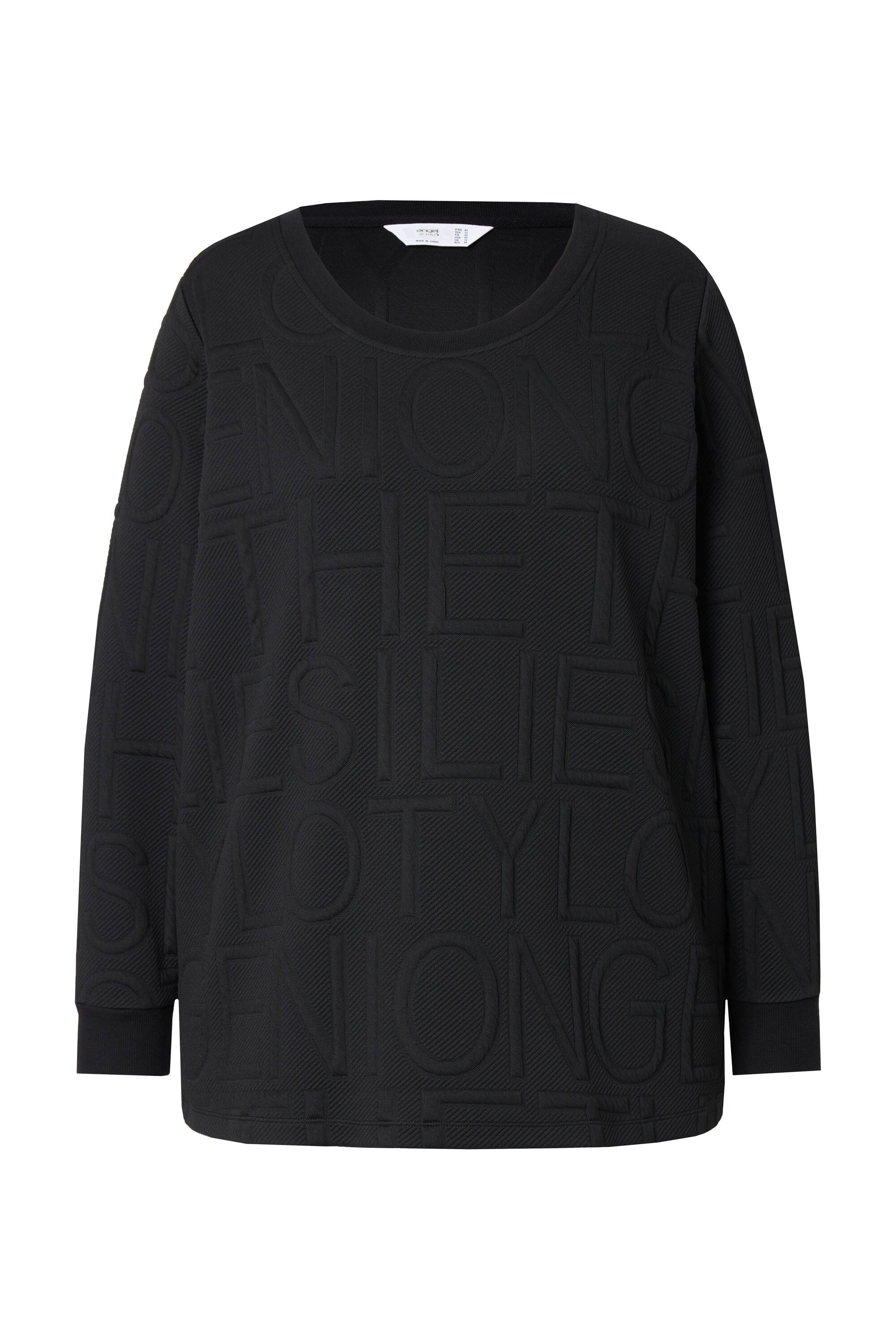 Angel of Style Sweatshirt Sweatshirt Buchstaben-Struktur günstig online kaufen