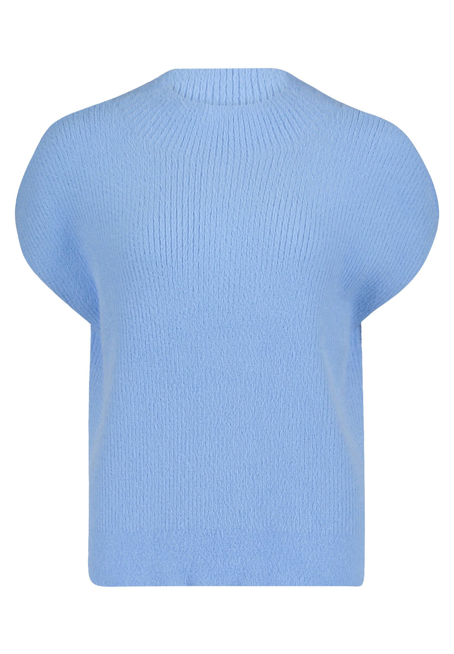Cartoon Stricktop Damen mit Stehkragen