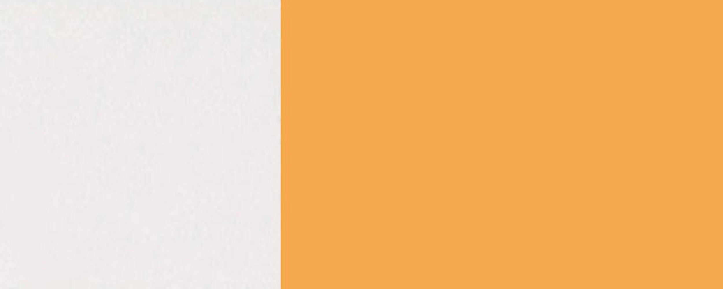 2 Schubladen Tivoli Korpusfarbe wählbar RAL (Teilauszug) matt (Tivoli) und 80cm mit safrangelb Feldmann-Wohnen Front- Unterschrank 1017