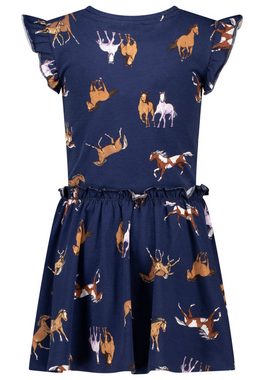 SALT AND PEPPER Jerseykleid Dream Horse mit Pferde Allover-Druck und Rüschen