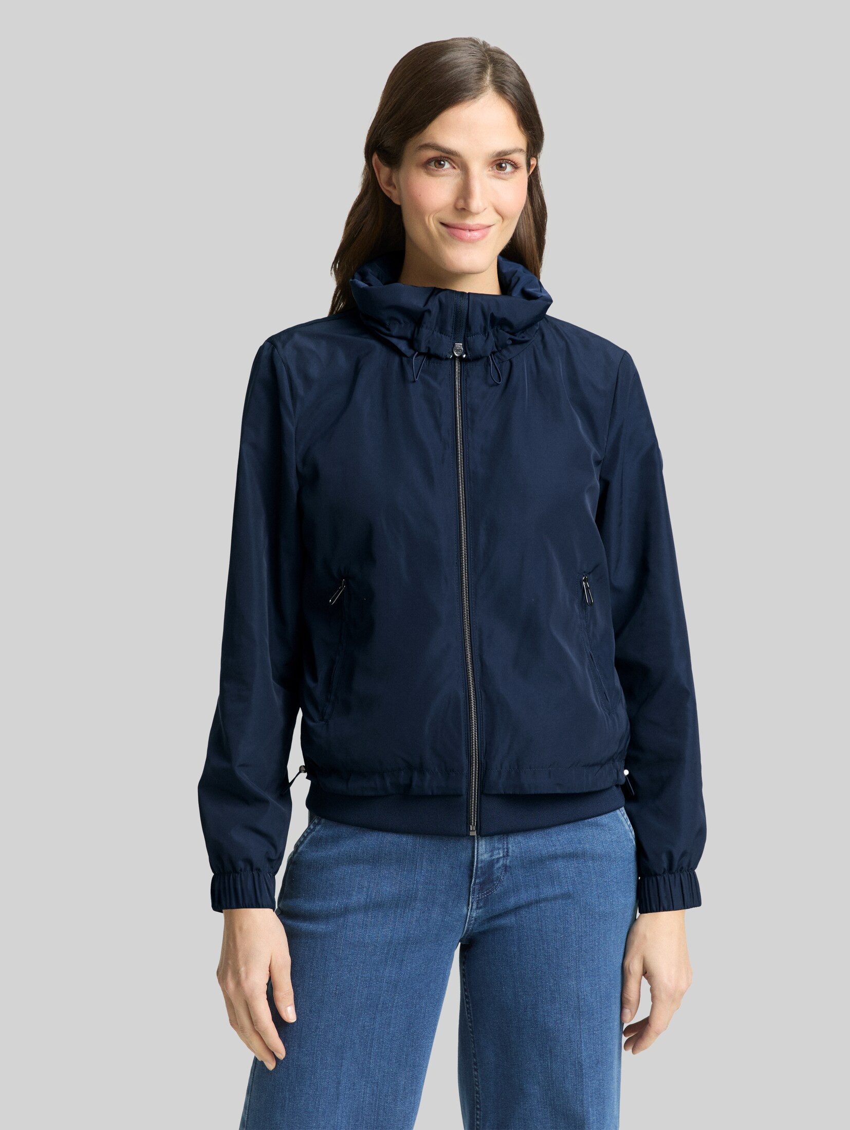 TOM TAILOR Sommerjacke Jacken Übergangsjacke mit verstaubarer Kapuze