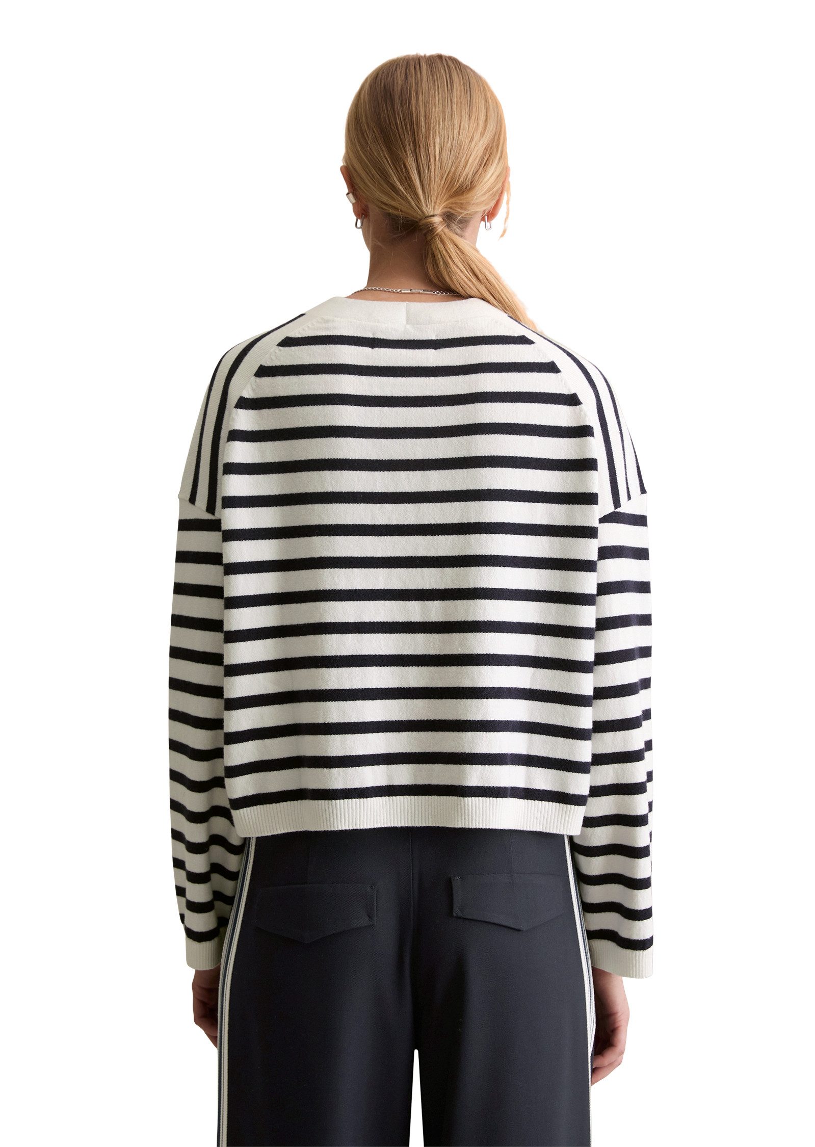 Marc O'Polo DENIM Cardigan relaxed fit aus Soft Cotton Stretch günstig online kaufen