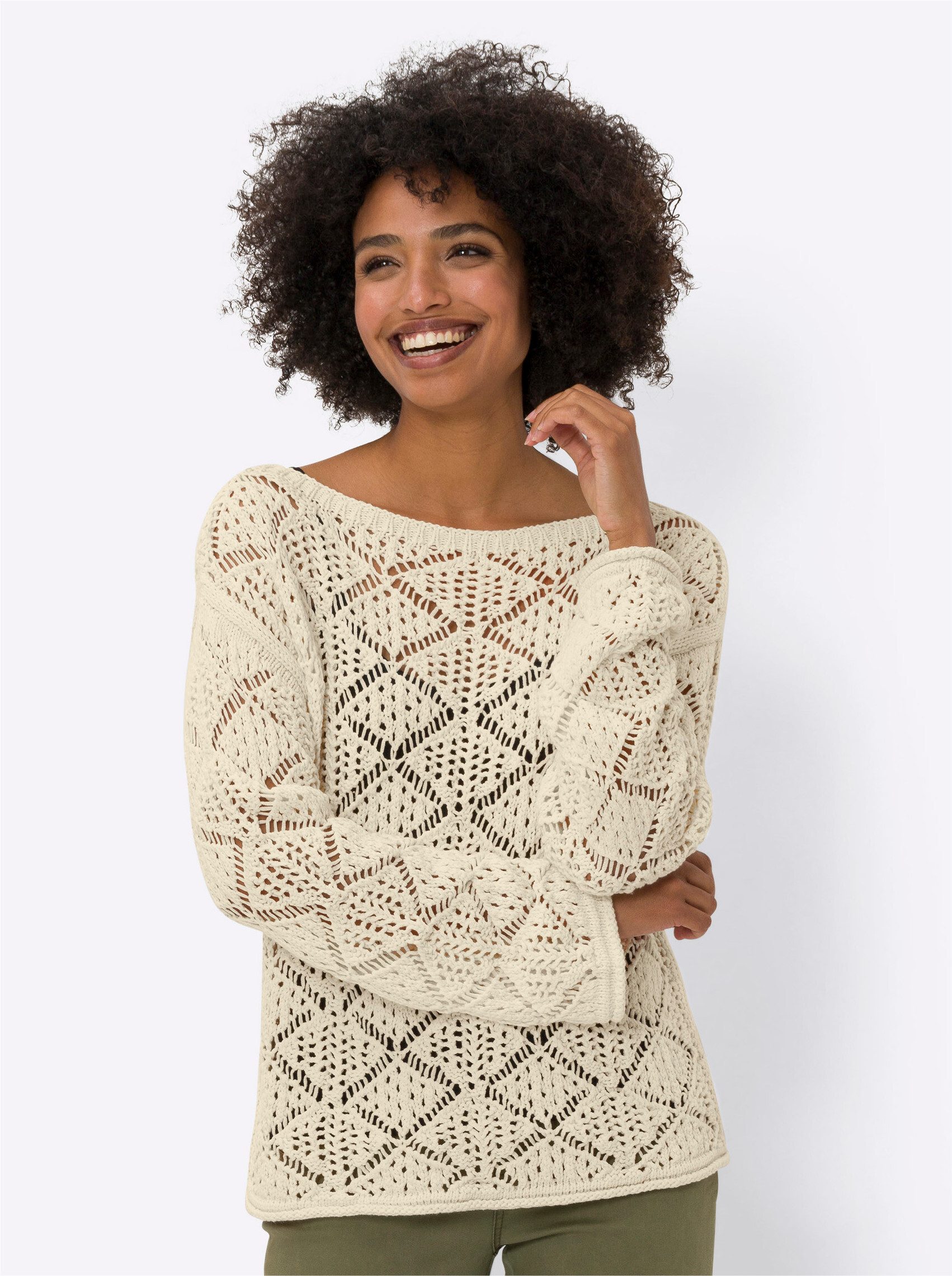 Strickpullover Ajourpullover