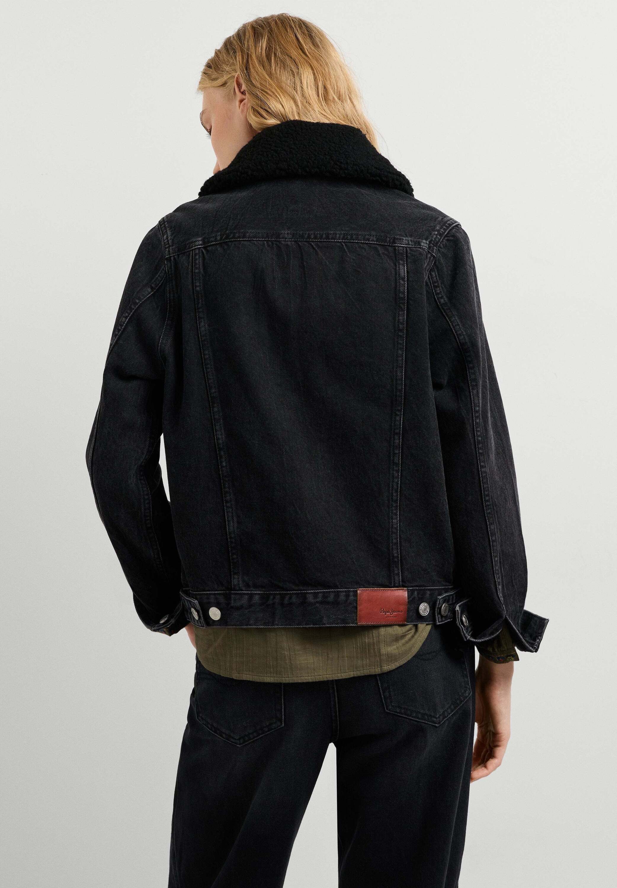 Pepe Jeans Jeansjacke Jeansjacke CRESCENT TRUCKER JACKET TEDDY – Bild 3 von 5