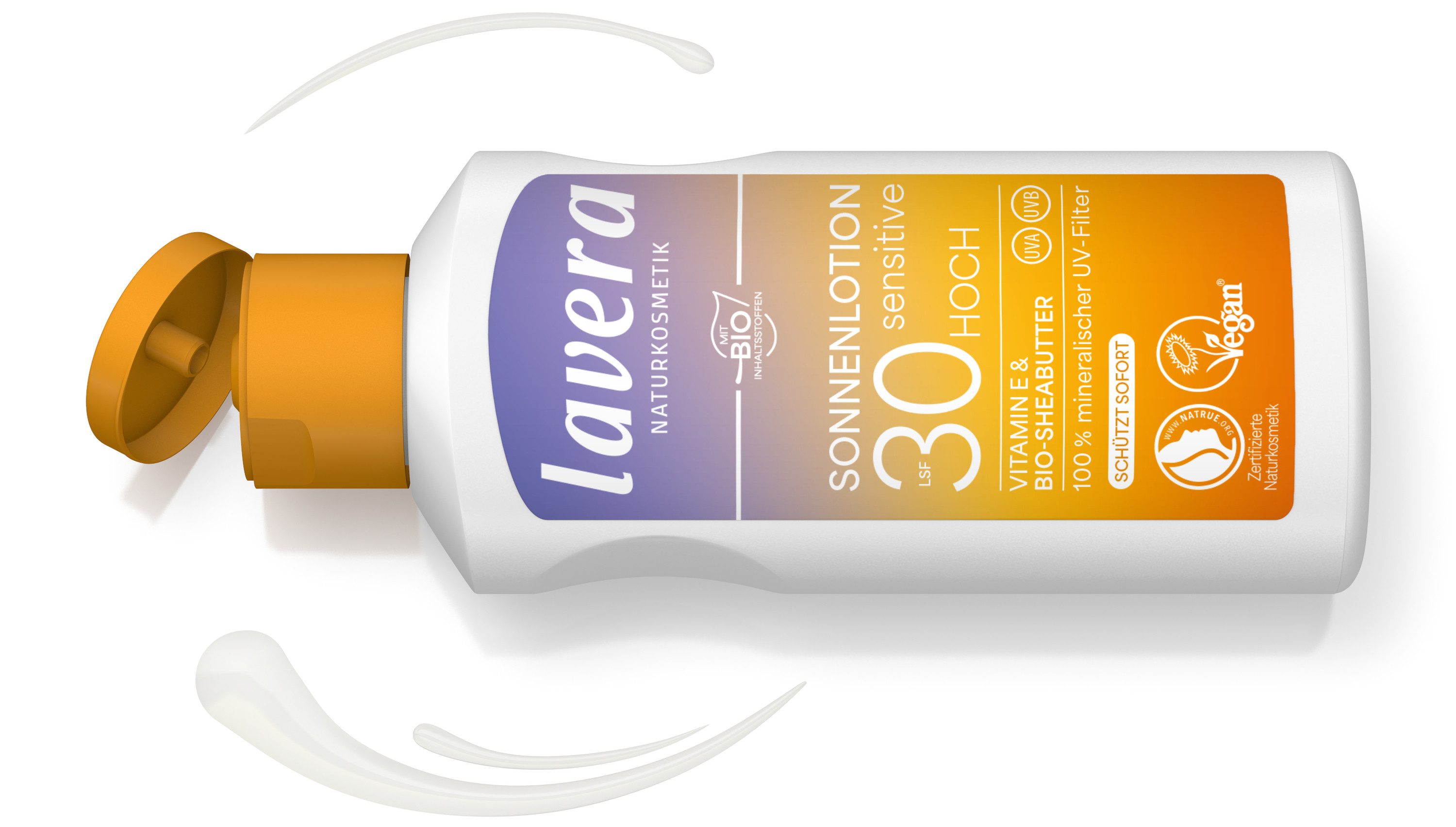 lavera Sonnenschutzlotion Sonnenlotion Sensitiv LSF 30, 1-tlg.