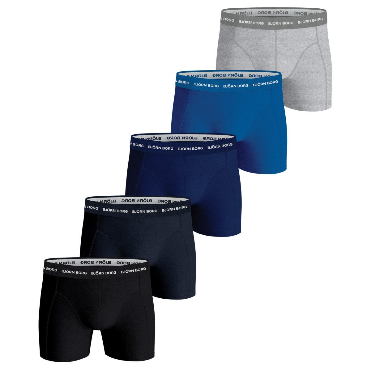 Boxershorts Cotton Stretch Boxer 5er Pack Herren