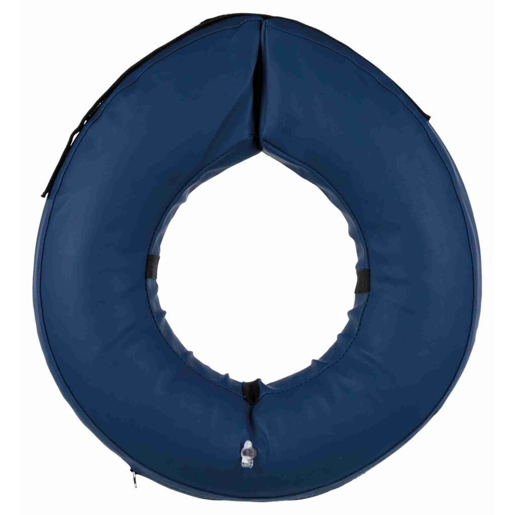 TRIXIE Schutzkragen Schutzkragen, aufblasbar - blau - 66–78 cm/12 cm