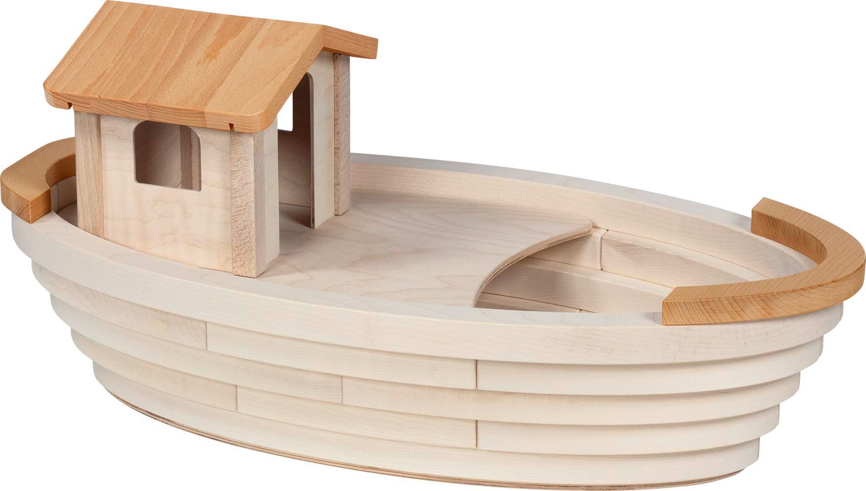 Holztiger Spielzeug-Boot Schiff Arche Noah günstig online kaufen