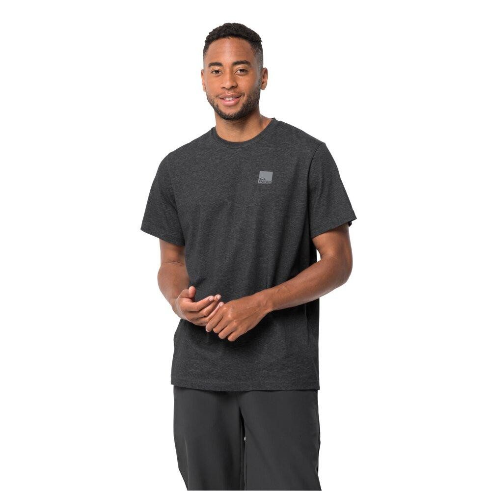 Jack Wolfskin Funktionsshirt Jack Wolfskin Bike Commute T M Synthetic Fiber T-Shirt Shortsleeve Grö