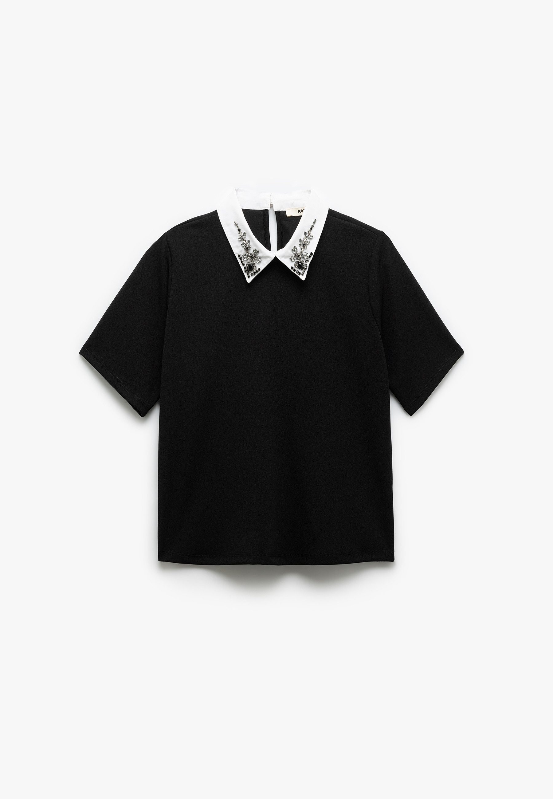 T-Shirt Kurzärmelig Hemdkragen T-Shirt