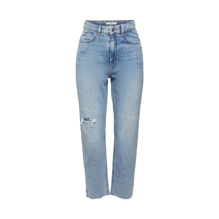 edc by Esprit 7/8-Jeans Ripp-Jeans im Slim Fit