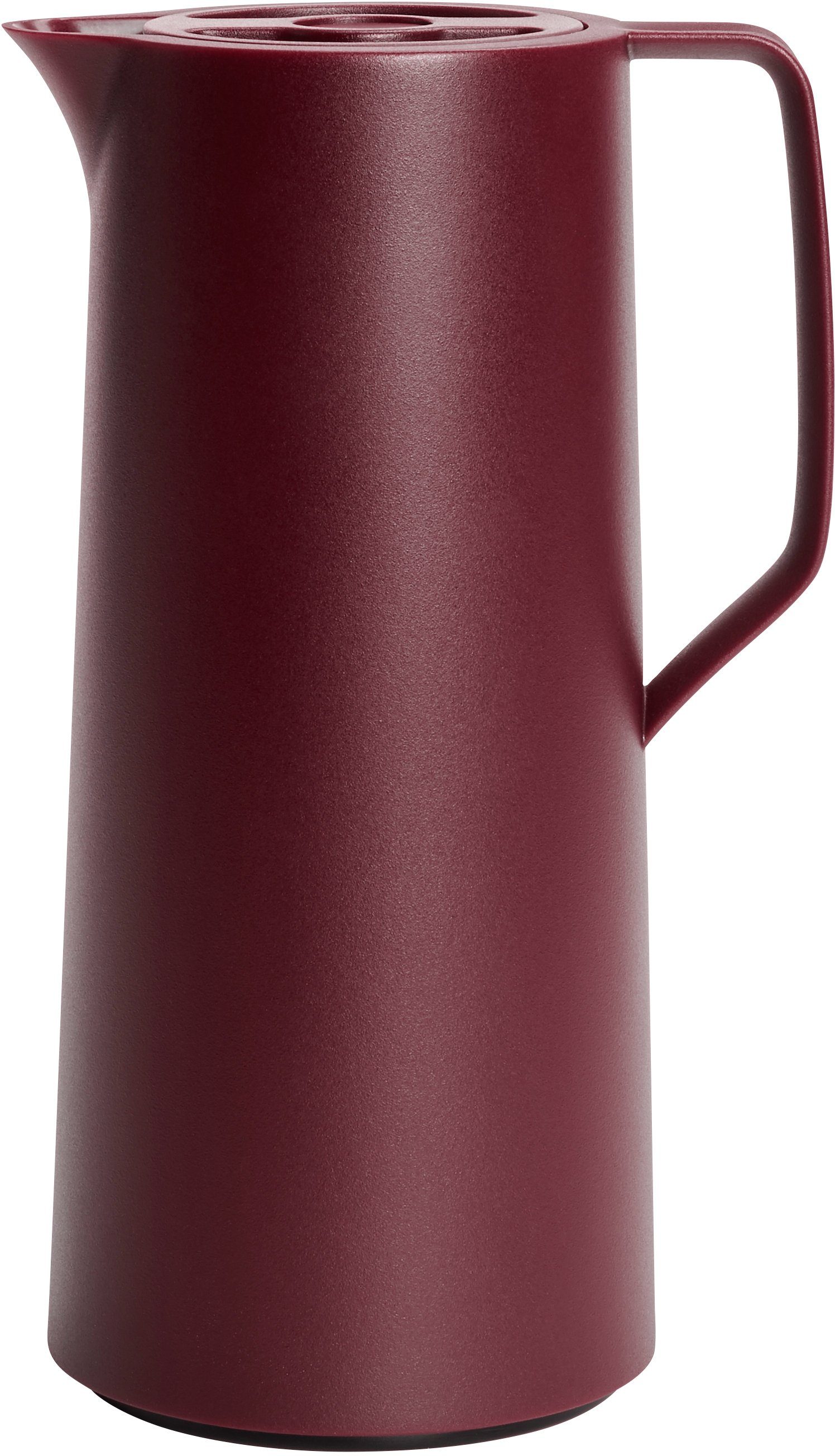 Emsa Isolierkanne Motiva, 1 l, (1-St), Quick-Press-Deckel, Einhandbedienung, 12h warm/24h kalt, Glaskolben
