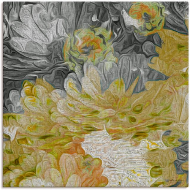 Artland Wandbild »Chrysanthemen in der Sonne III«, Blumen (1 Stück), in vielen Größen & Produktarten - Alubild / Outdoorbild für den Außenbereich, Leinwandbild, Poster, Wandaufkleber / Wandtattoo auch für Badezimmer geeignet-Otto