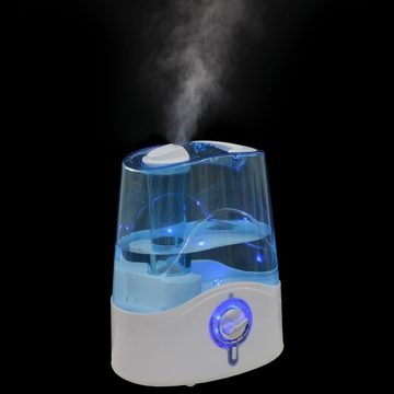 vidaXL Luftbefeuchter Ultraschall-Luftbefeuchter kühler Nebel Nachtlicht 6 L 300 ml/h