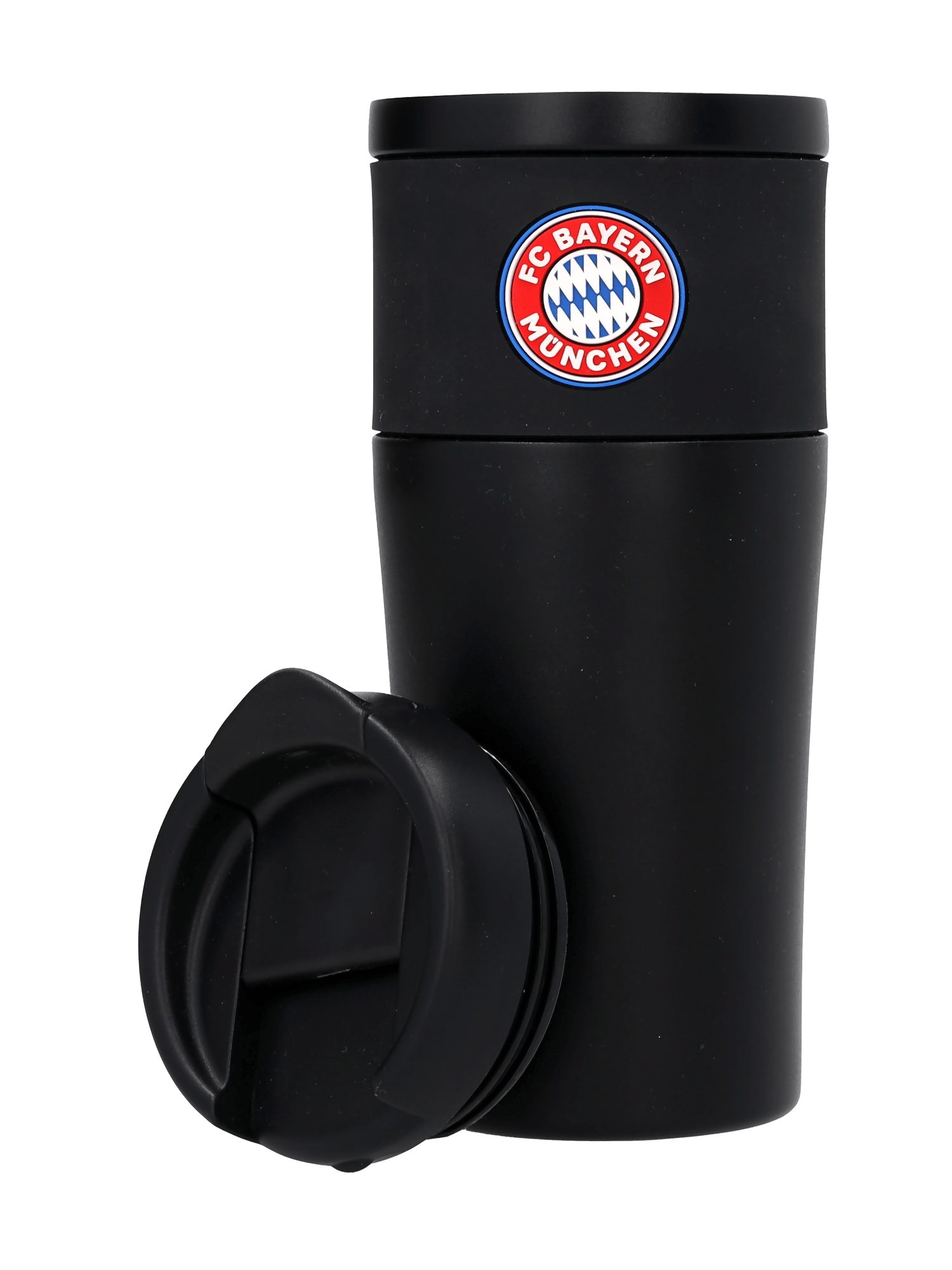 FC Bayern München Becher FC Bayern München I Thermobecher I To Go Becher I 0,5 l I Schwarz, Edelstahl