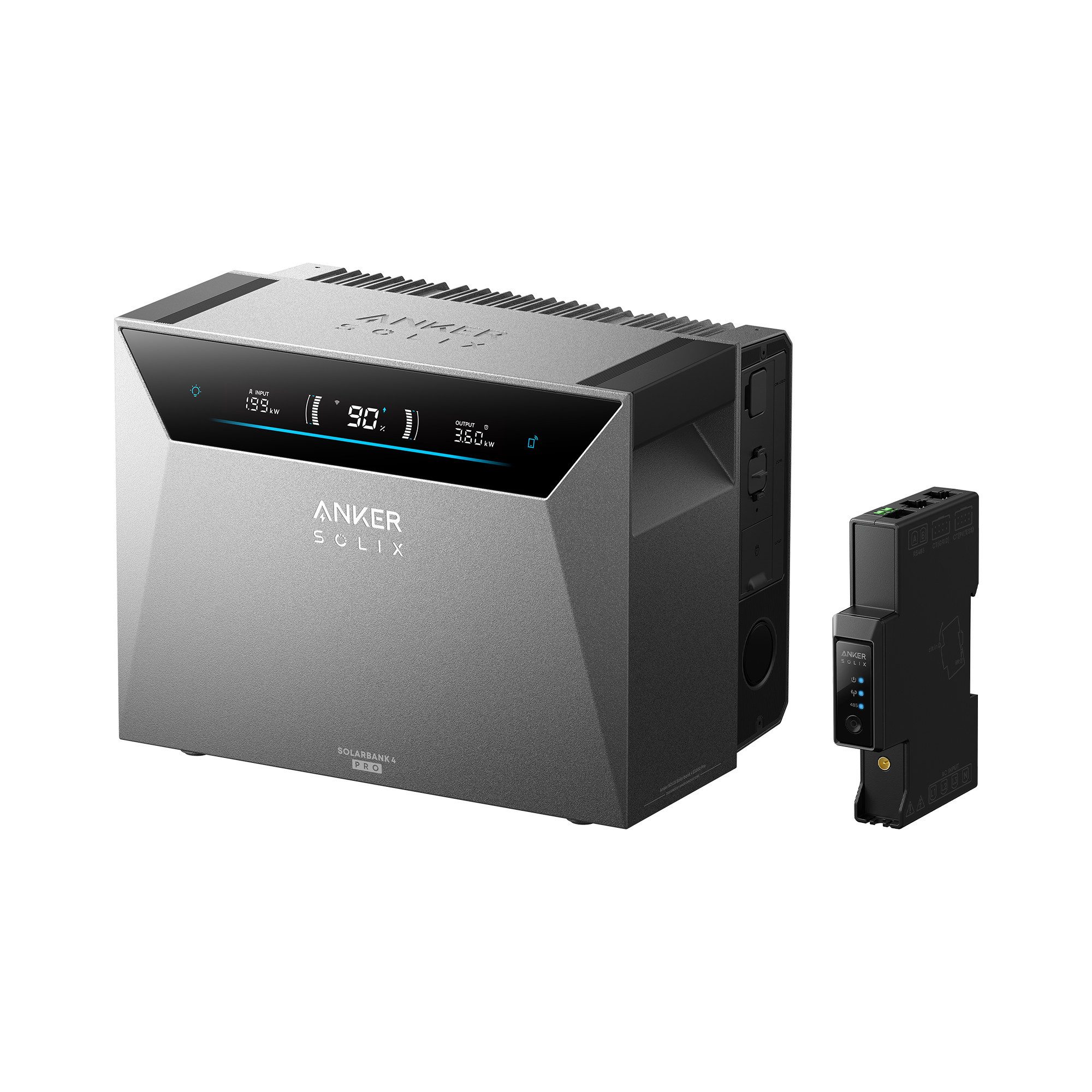 Anker Balkonkraftwerk Anker SOLIX Solarbank 4 E5000 Pro, 2500 W, LiFePO4, (Solarbank 4 E5000 Pro), mit smart meter gen2