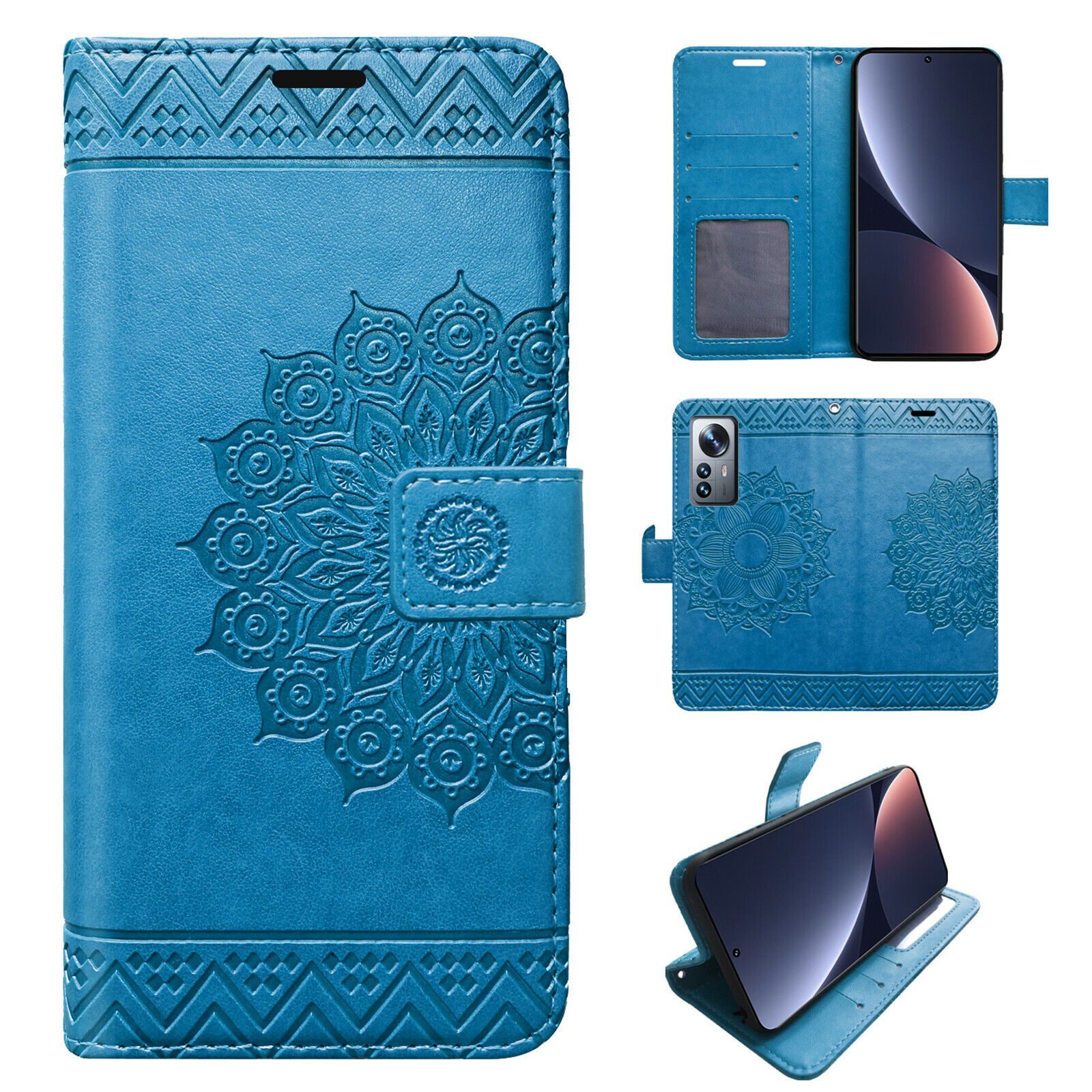 betterfon Handyhülle Handytasche für Xiaomi 12 / 12X / 12 Pro Buchhülle, Wallet Case mit Kartenfächern Magnetverschluss und weicher Innenhülle