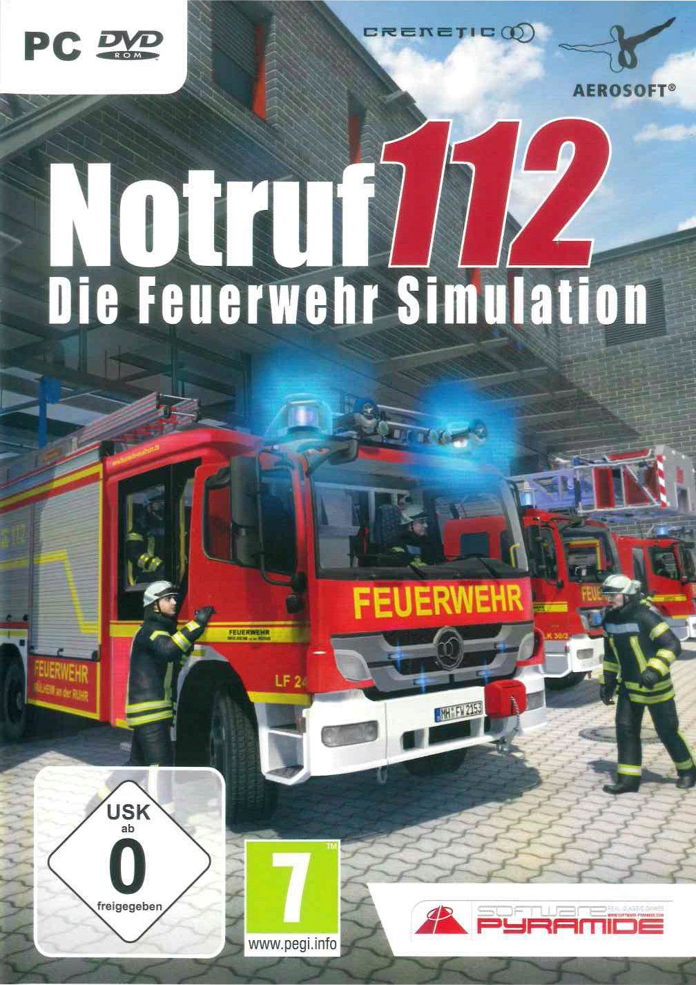 112 Notruf Simulation PC Die Feuerwehr -