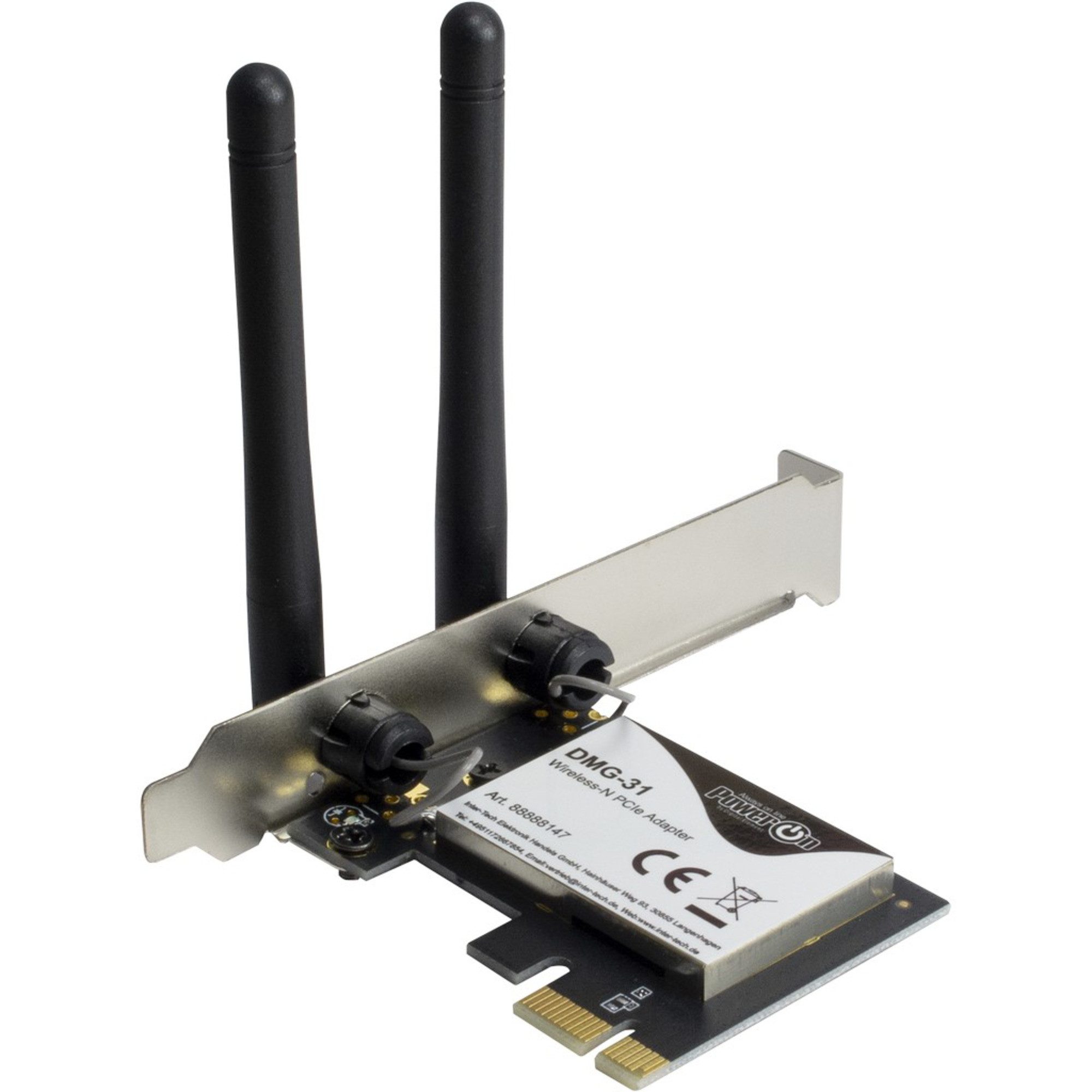 Inter-Tech DMG-31, WLAN-Adapter Netzwerk-Adapter