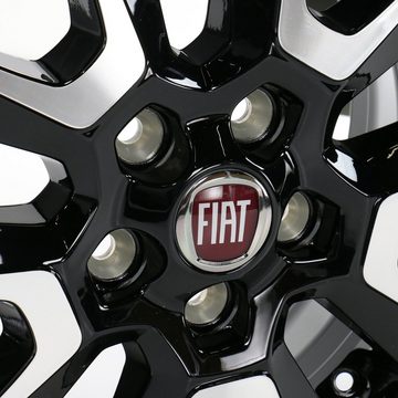 FIAT Radkappen Original Fiat Alufelge mit Nabendeckel 1374083080, 16 in Zoll, (2-St) Traglast: 1040 Kg pro Alufelge