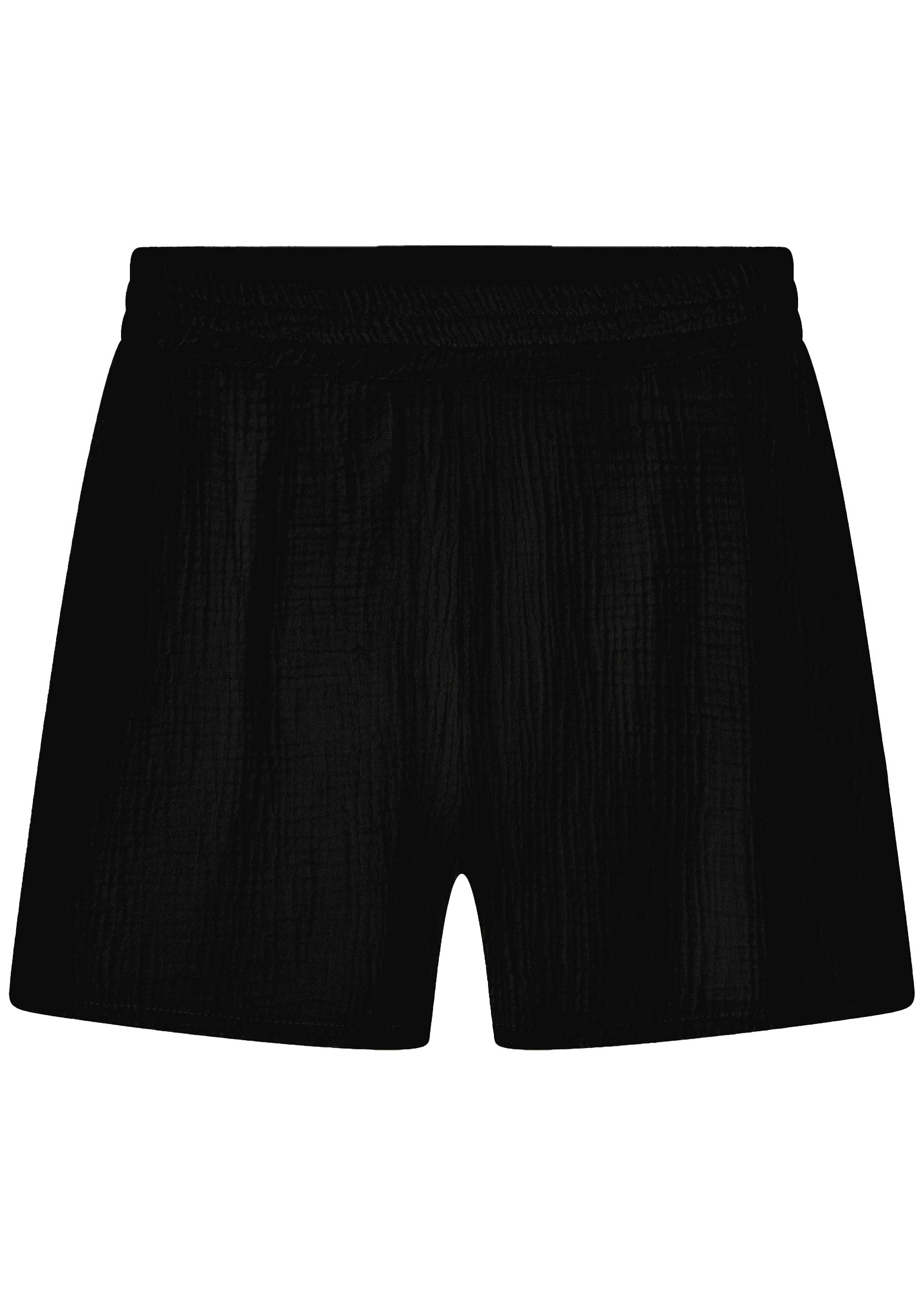 SASSYCLASSY Shorts High-Waist Musselin Shorts Damen aus Baumwolle Musselinh günstig online kaufen