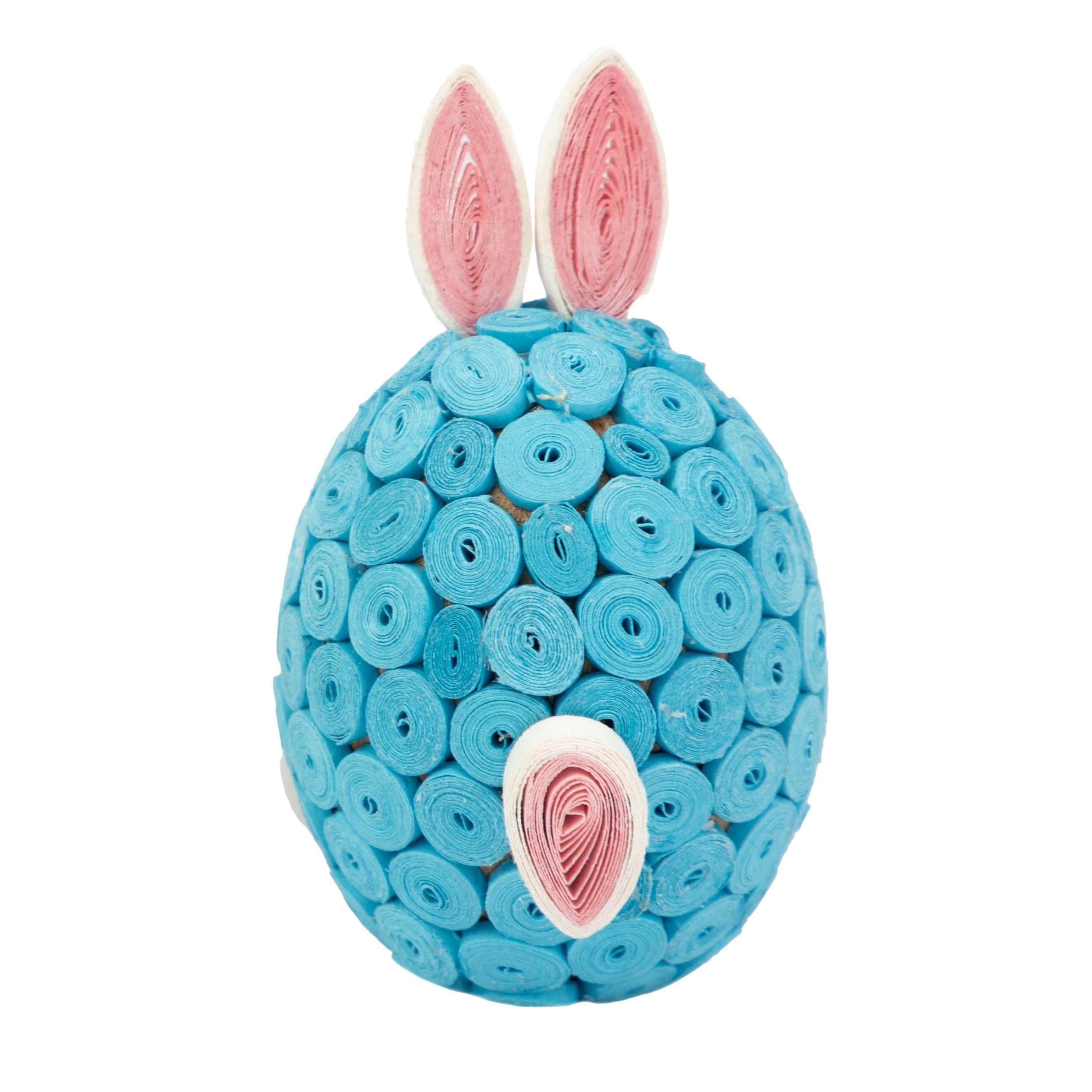 El Puente Osterhase Deko-Figur "Osterhase", Handmade, Fair Trade