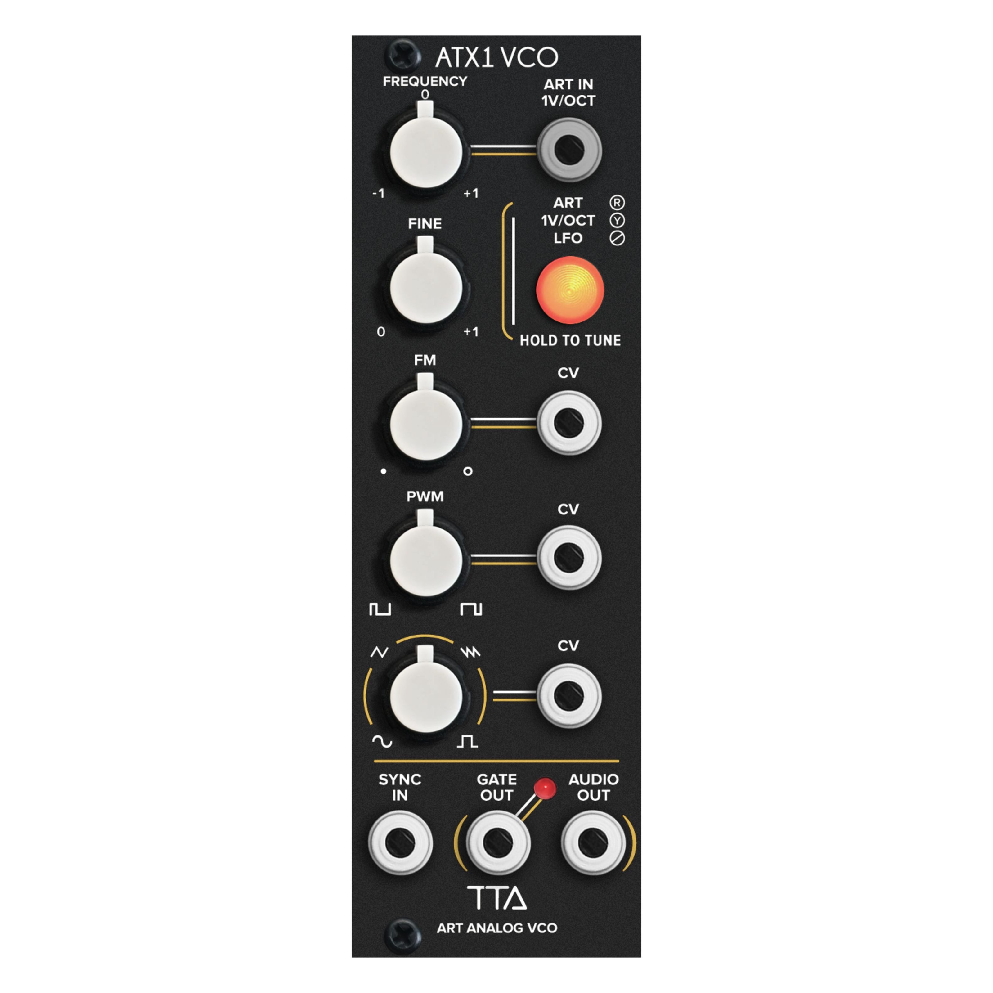 Tiptop Audio Synthesizer, ART ATX1 Analog VCO - Oszillator Modular Synthesizer