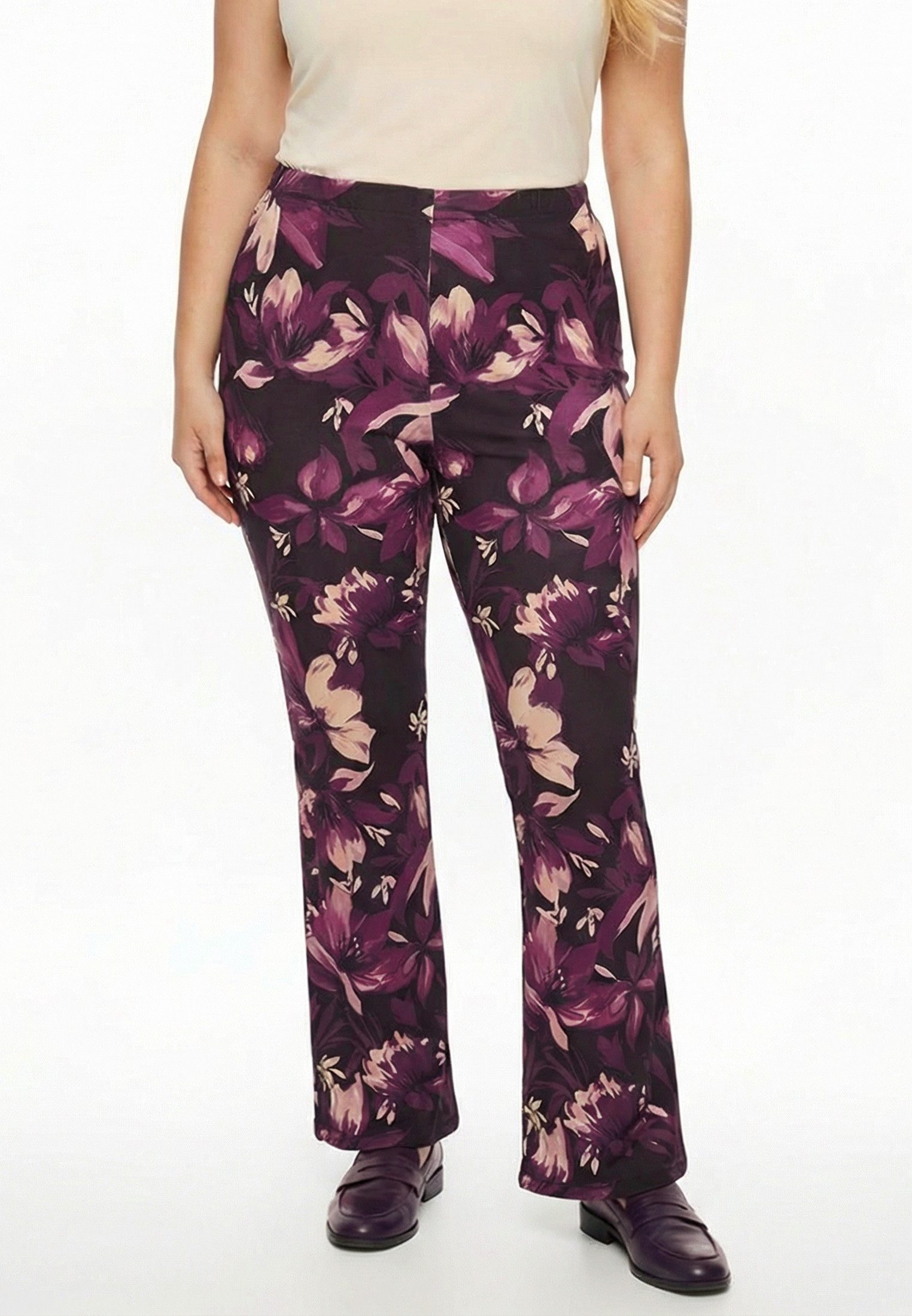 YOEK Bootcuthose Damen Hose Flare Fit