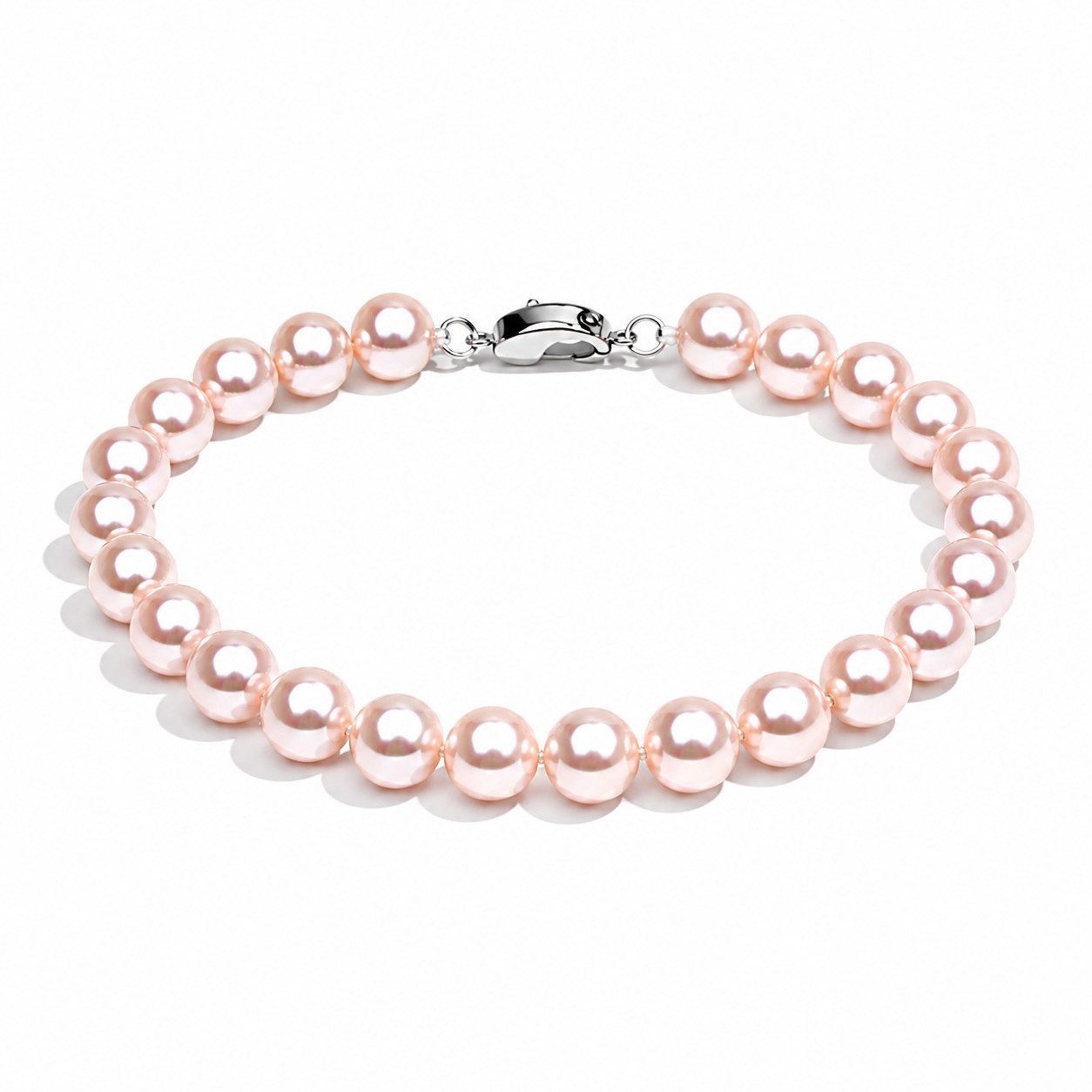 ROUGEMONT Perlenarmband Zeitlos elegantes Perlenarmband für Damen 18cm -Handgefertigt
