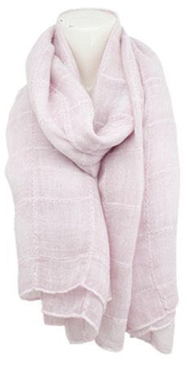chic4home Schal Dreamy Flair, (1-St. 1-teilig), sommerlicher Damen Schal Batik-Look mit glitzernden Streifen