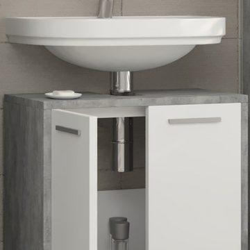 Vicco Waschbeckenunterschrank Waschtischunterschrank Badschrank KIKO Beton