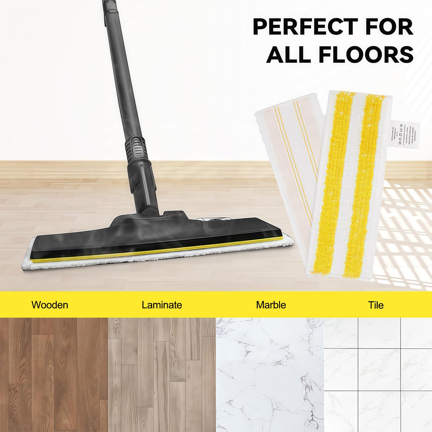 MOPUEA Reinigungsbürsten-Set 21-teilig Dampfreiniger Zubehör Set Easyfix kompatibel SC1–SC5, (Einfach zu wechseln, langlebig und ideal für gründliche Haushaltsr – Bild 4 von 5