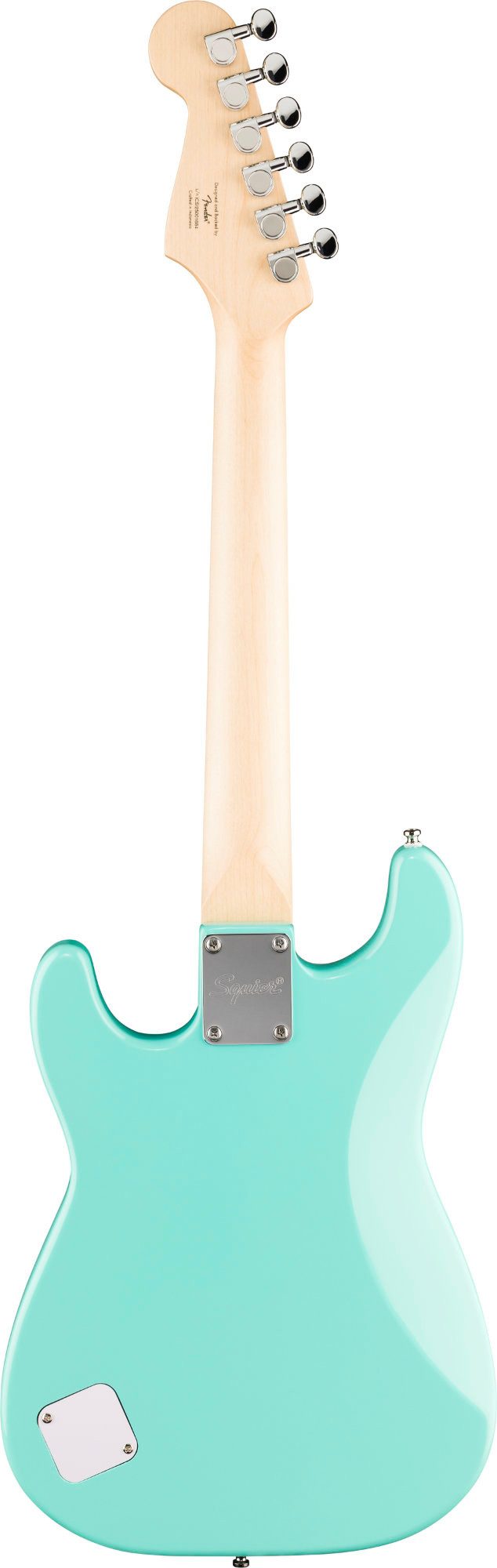 Squier E-Gitarre Mini Stratocaster Sea Foam Green, Mini Stratocaster, Shortscale