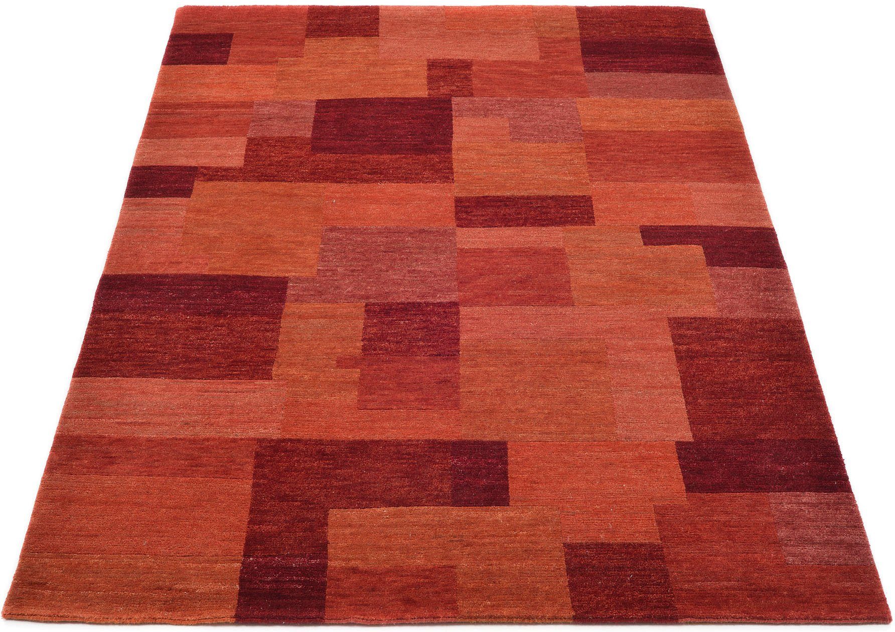 OCI DIE TEPPICHMARKE Wollteppich ELEGANT NEW LIMA, rechteckig, Höhe: 13 mm, reine Wolle, Nepal Orientteppich, handgeknüpft