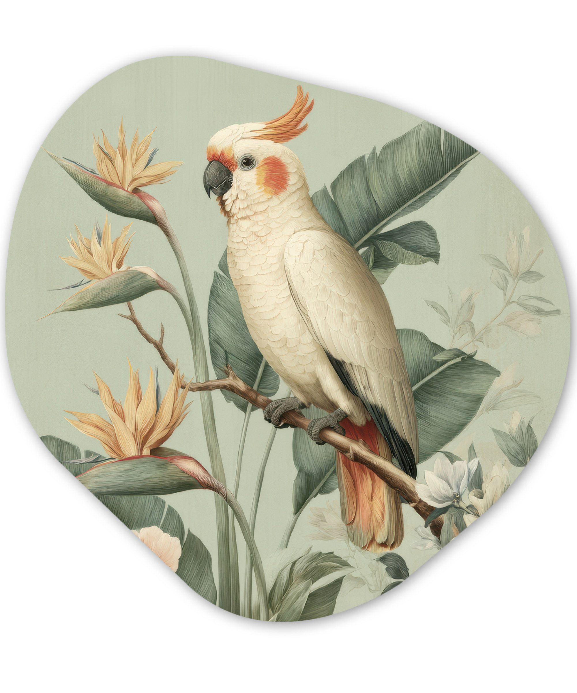 Nymphensittich – Paradiesvogelblumen