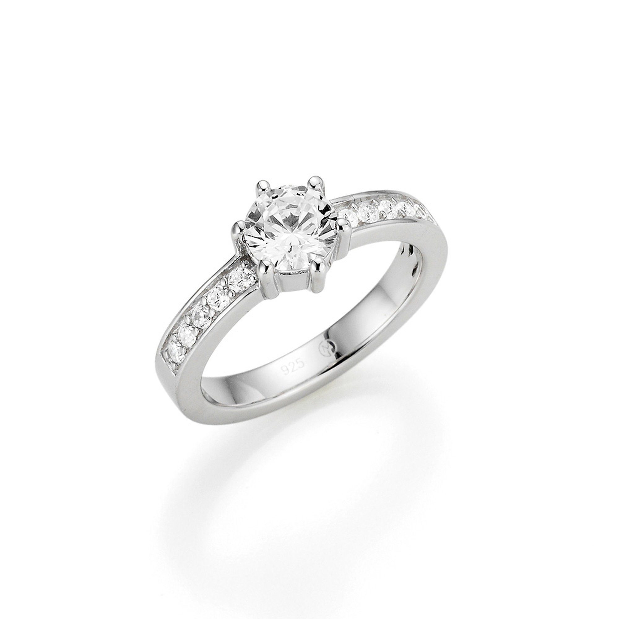 GIORGIO MARTELLO MILANO Verlobungsring Zirkonia, Silber günstig online kaufen