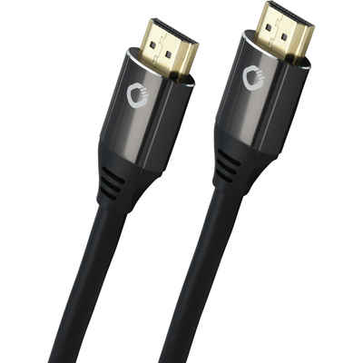 Oehlbach Black Magic MKII - 8K Ultra High-Speed HDMI-Kabel - 8K FUHD 60Hz 4320p / 4K 120Hz 2160p - 48Gbit/s (21:9 Cinema, 3D, Dolby Vision, Dynamic HDR 10+, VRR, eARC, UHD2) - 1,5m schwarz HDMI-Kabel, HDMI, HDMI (150 cm)
