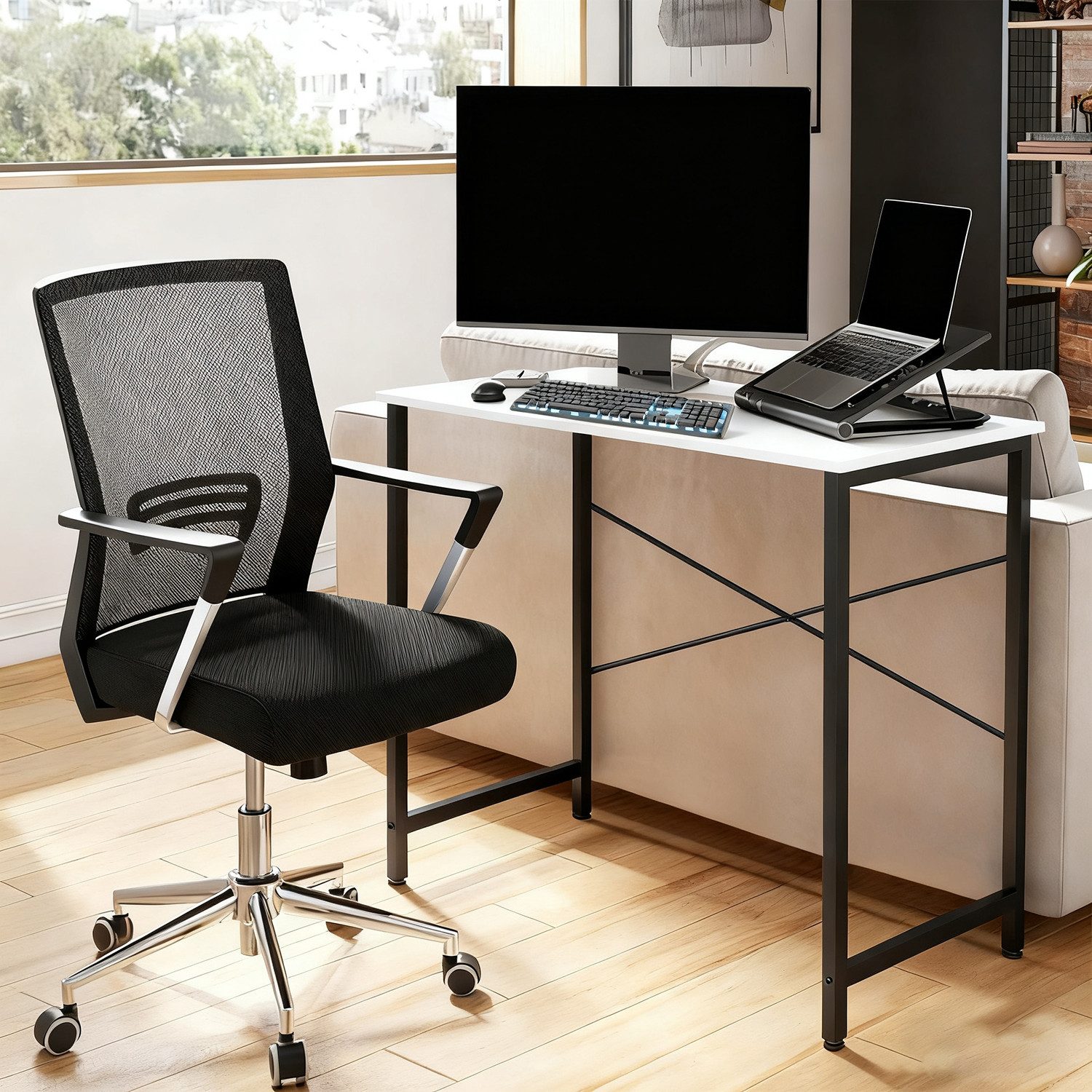 DUMOS Schreibtisch Kleiner Computertisch,stabil, platzsparend, Homeoffice T günstig online kaufen