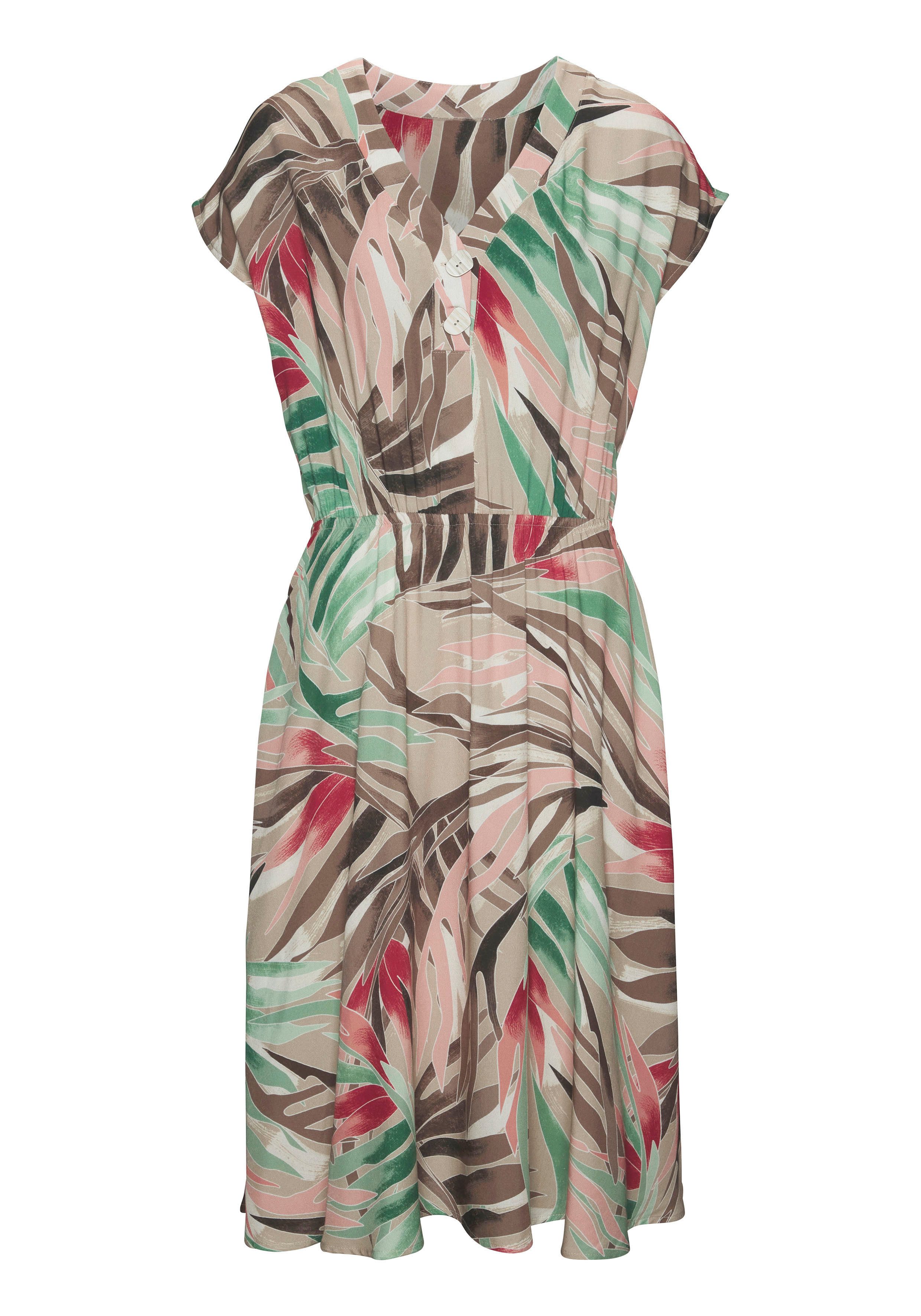 Vivance Midikleid mit Alloverdruck, Sommerkleid, weiche günstig online kaufen