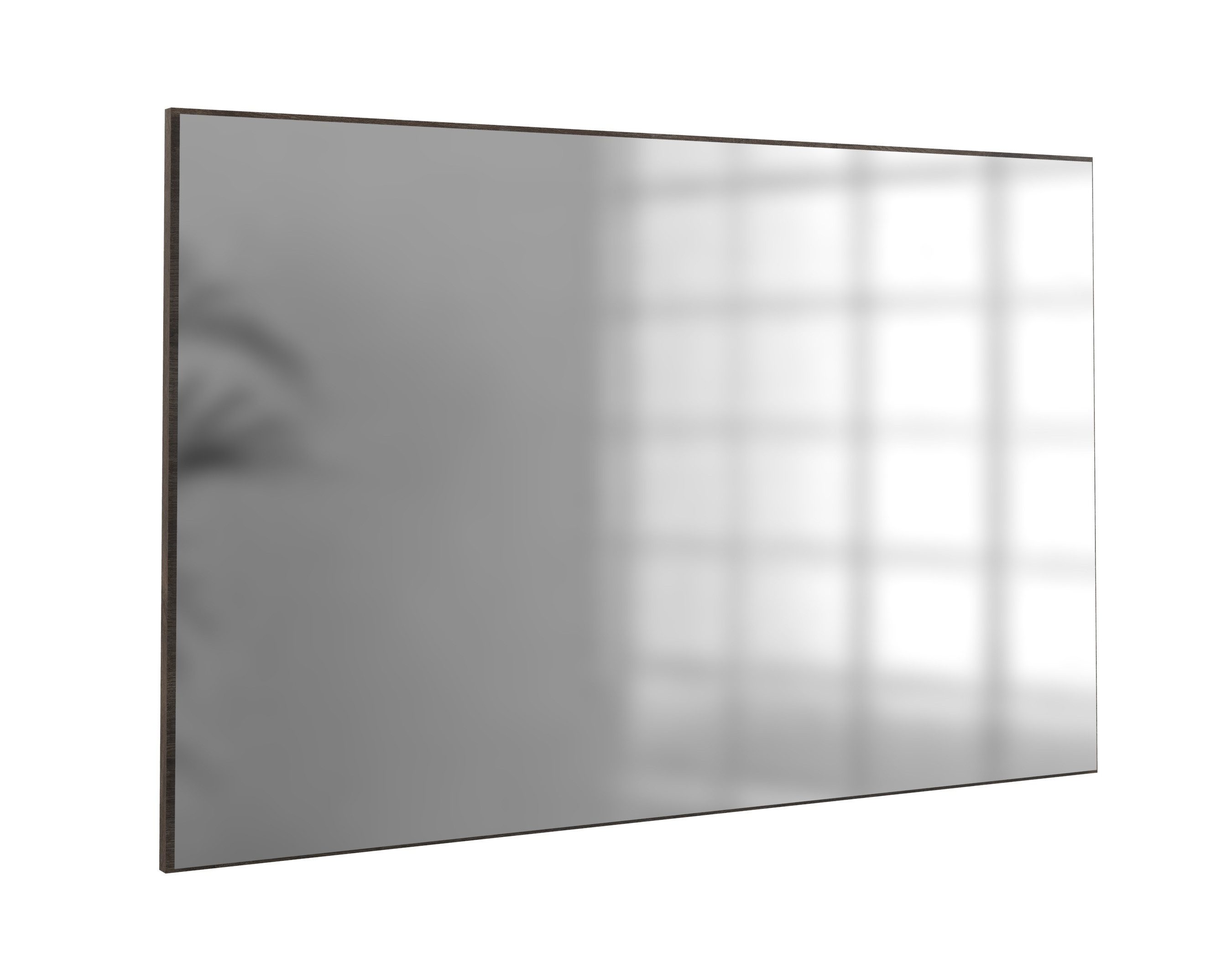 freiraum Spiegel Barcelona (BxH: 58x106 cm), in GRPAHIT + GLAS SCHWARZ