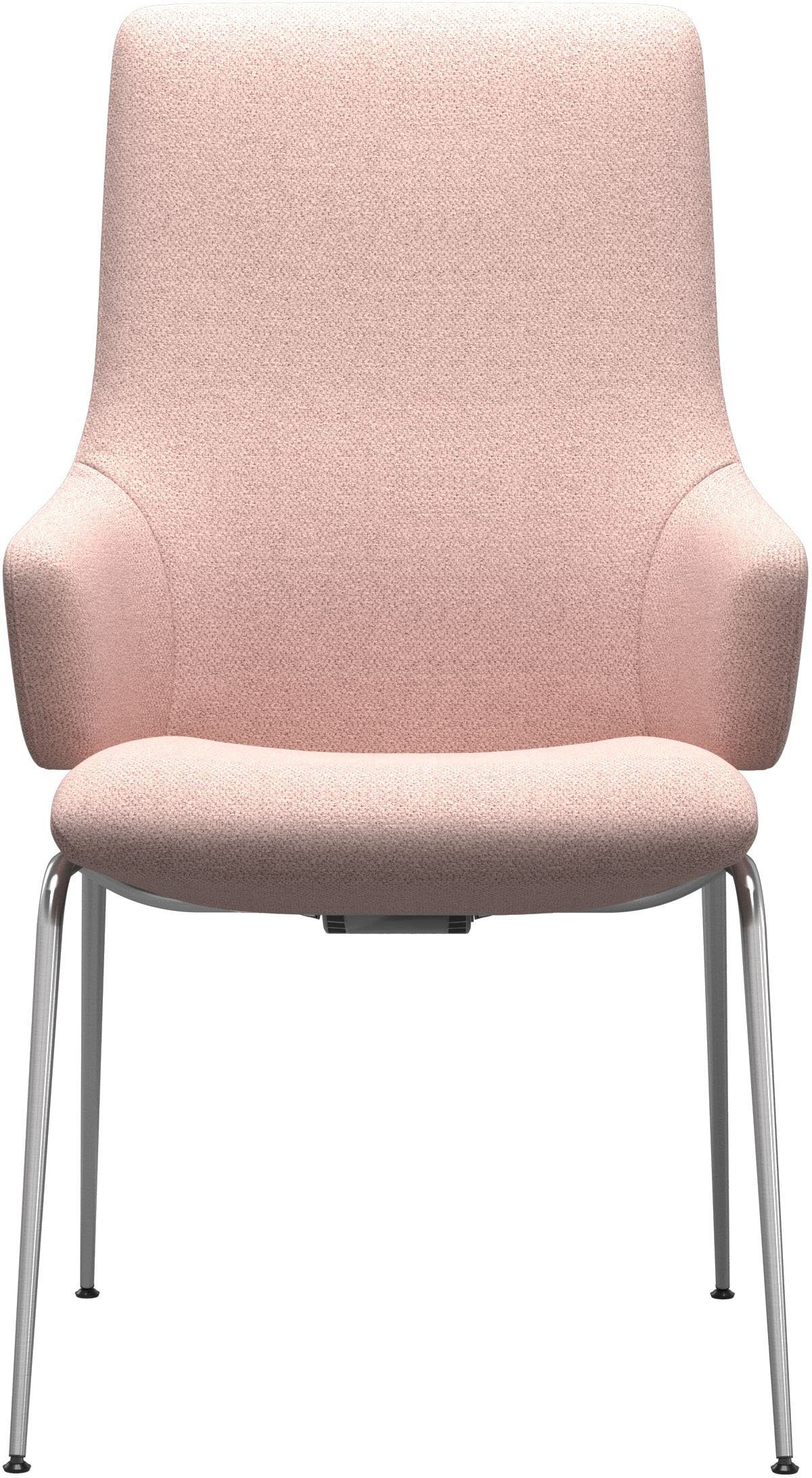 L, Back aus High matt Armlehne, Stahl Chrom Größe mit Polsterstuhl in Beinen mit Stressless® Laurel,