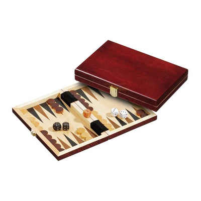 Philos Spiel, Backgammon - Reisespiel - Kassette - Achilleas - Holz - mini