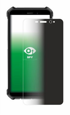 upscreen Blickschutzfolie für Ulefone Armor X12 Pro, Displayschutzfolie, Blaulichtfilter Privacy Folie Schutzfolie Sichtschutz klar Anti-Spy