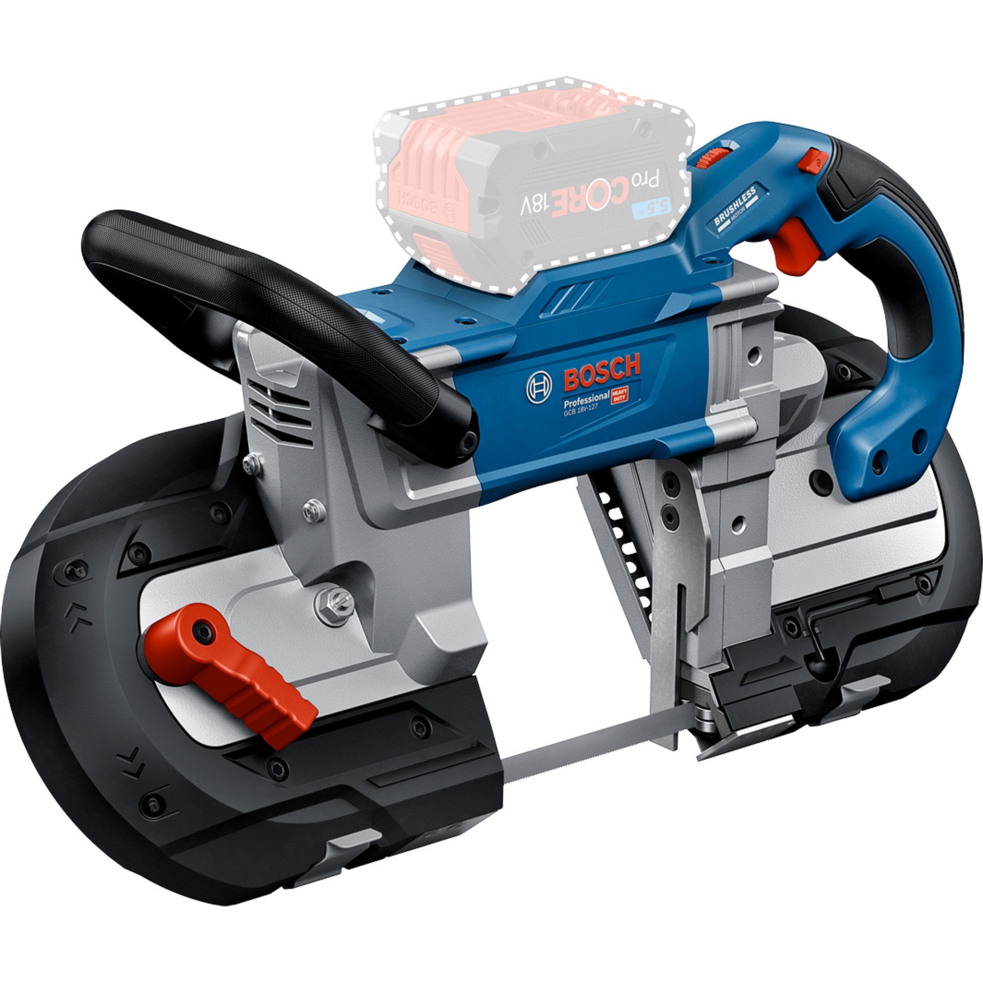Bosch Professional Bandsäge Bosch Professional Akku-Bandsäge GCB 18V-127
