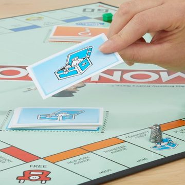 Hasbro Spiel, Monopoly - Classic, inkl. EXTRA Set mit Figuren, Würfeln, Häusern & Hotels