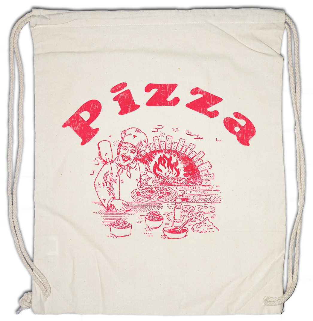Turnbeutel Pizza Box II Turnbeutel Italia Fun Italien Pizzabäcker Pizzeria Maker