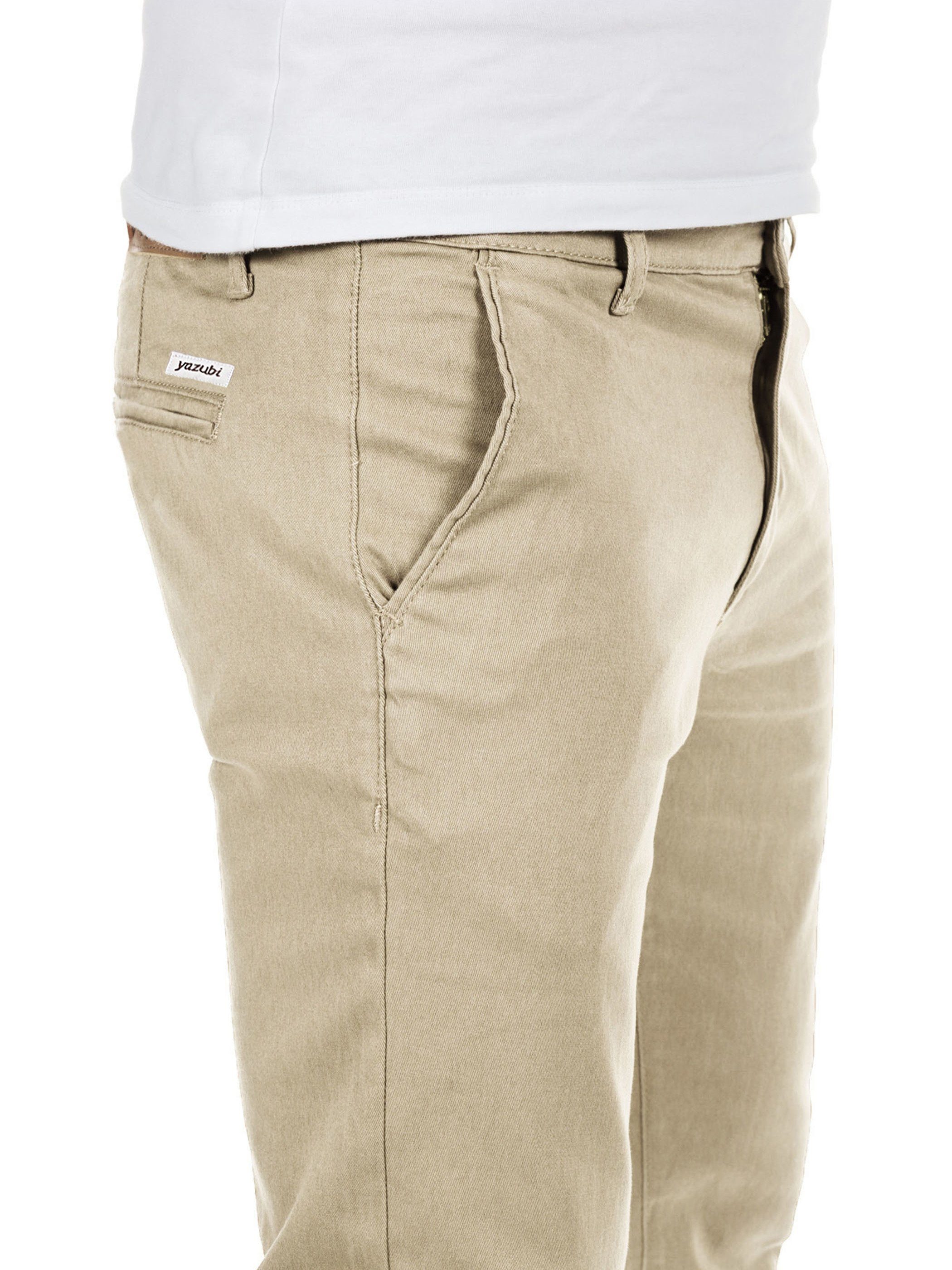 Yazubi Chinohose Herren Chino Dustin in vorgewaschener Optik
